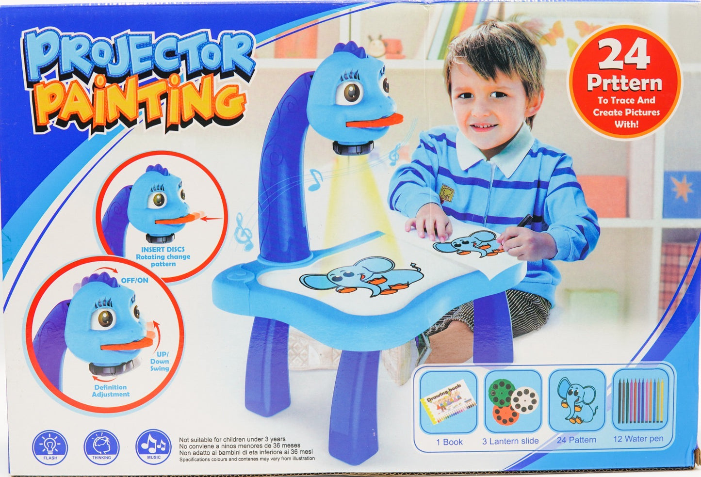 Painting Projector - A projector table for drawing and writing by playlab