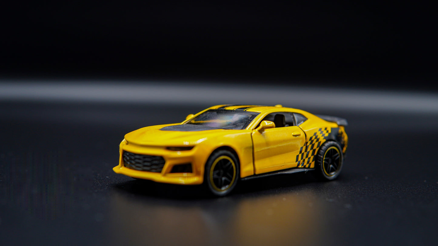 Die cast mustang model car - hard plastic body
