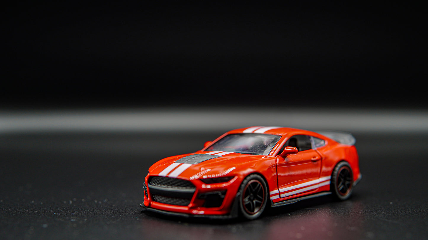 Die cast mustang model car - hard plastic body