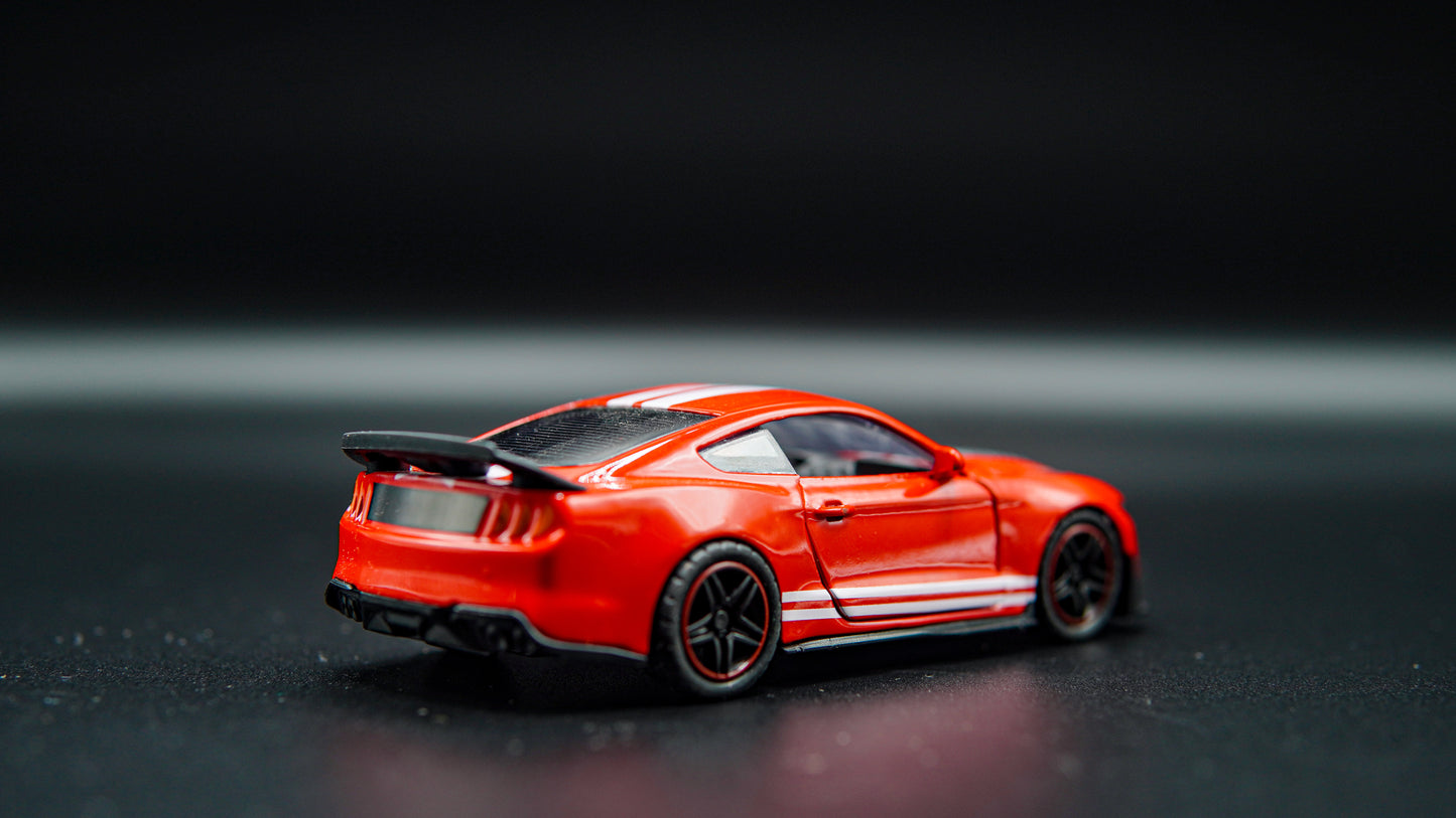 Die cast mustang model car - hard plastic body