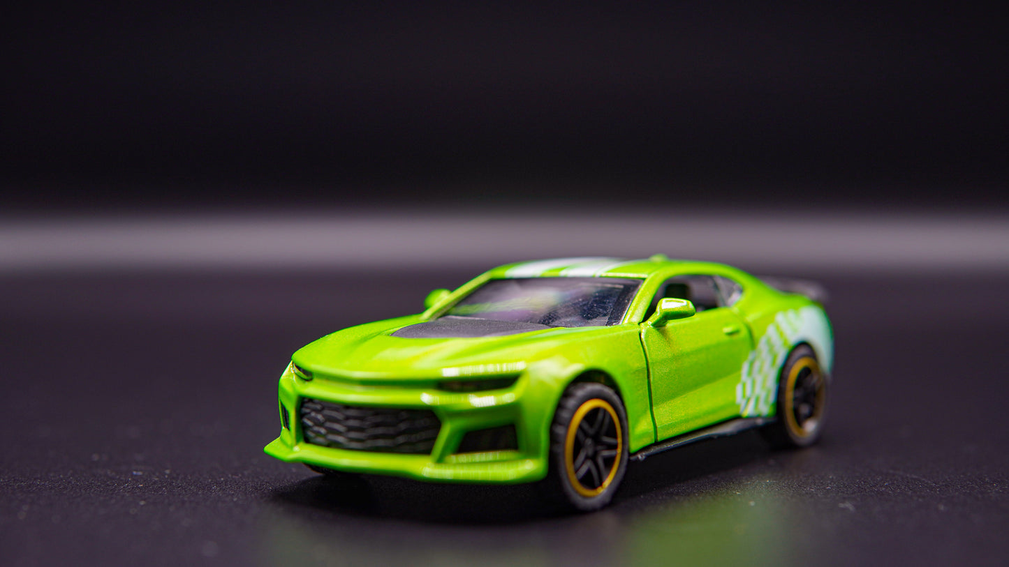 Die cast mustang model car - hard plastic body