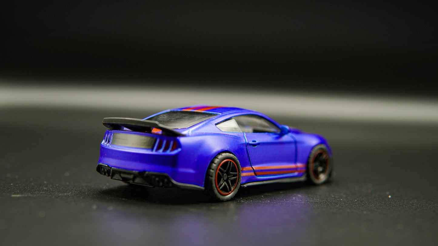 Die cast mustang model car - hard plastic body