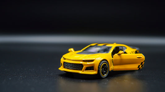 Die cast mustang model car - hard plastic body